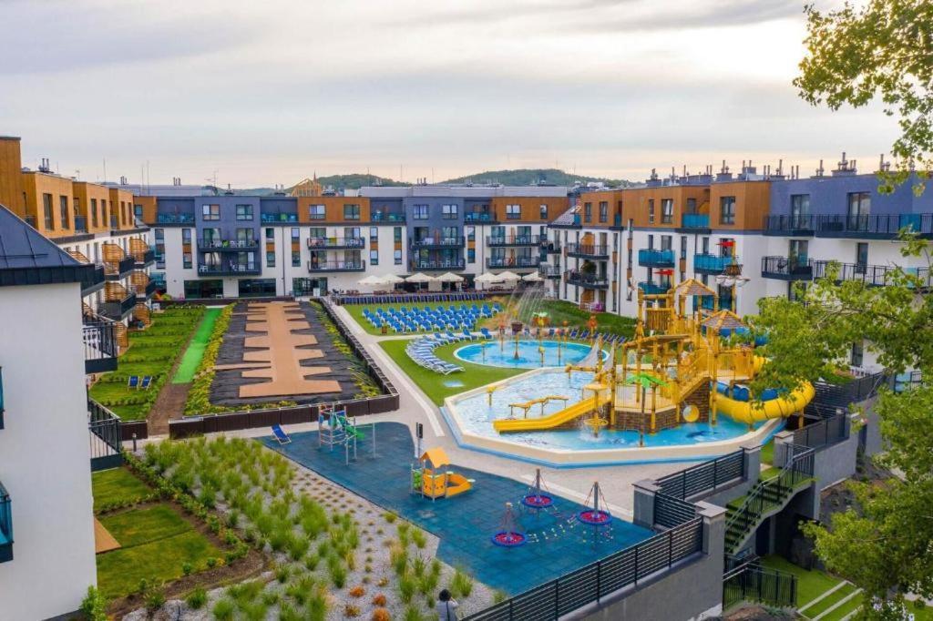 Bel Mare Aqua Apartament Parking Gratis + Taras ミエンジズドロイェ エクステリア 写真