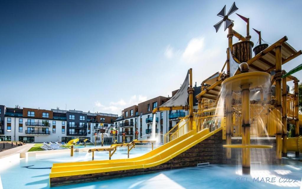 Bel Mare Aqua Apartament Parking Gratis + Taras ミエンジズドロイェ エクステリア 写真